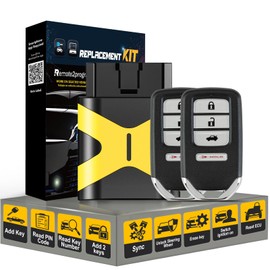 Remote2program Simple Key Programmer Kit for No Working Remote and Keyless Entry Remote Replacement for 2013-2015 Honda Accord/2014-2015 Honda Civic with FCC: ACJ932HK1210A (4 BUTTON/ACJ932HK1210A)