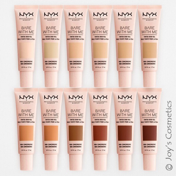 3 NYX Bare With Me Tinted Skin Veil - BWMSV "Pick Your 3 color"*Joy's cosmetics*