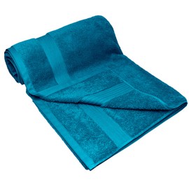 Lashuma Linz XXL Beach Towel Bath Towel Blue Petrol 70 x 200 cm
