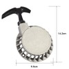 Xkd 50 cm Mini Pocket Pull Start Starter Aluminium Alloy