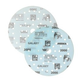 Mirka Galaxy Epoxy Sandpaper 150 mm Velcro Grain 2000 for Sanding Epoxy Resin, Wood, Epoxy, Rivertable, Pack of 50 Sanding Discs