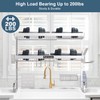 Over The Sink Dish Drying Rack,3 Tier Adjustable Length (25.5''