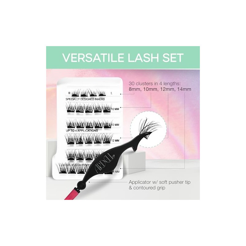 Ardell Extensión de Pestañas Postizas Wispies Volume, 30 unidades fácil