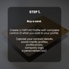 TAPiTAG NFC Tag + QR Contactless Digital Business Card Metal