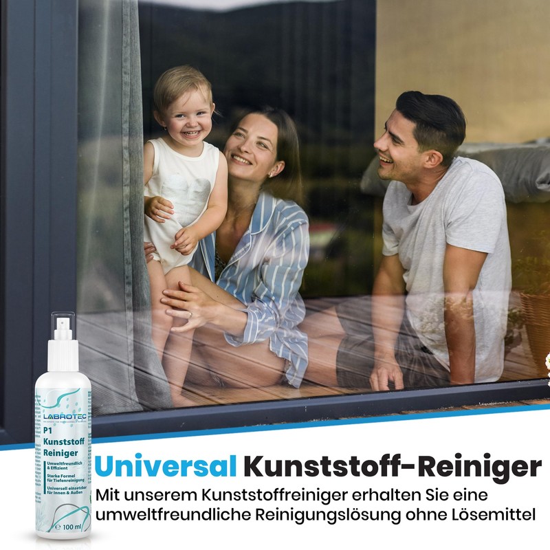 P1 - Kunststoff Reiniger 100ml - Profi Kunststoffreiniger mit schneller
