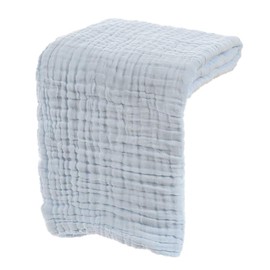 haruju Gauze Blanket, 6 Layers, Baby Skin-friendly, Cotton Gauze (Blue)