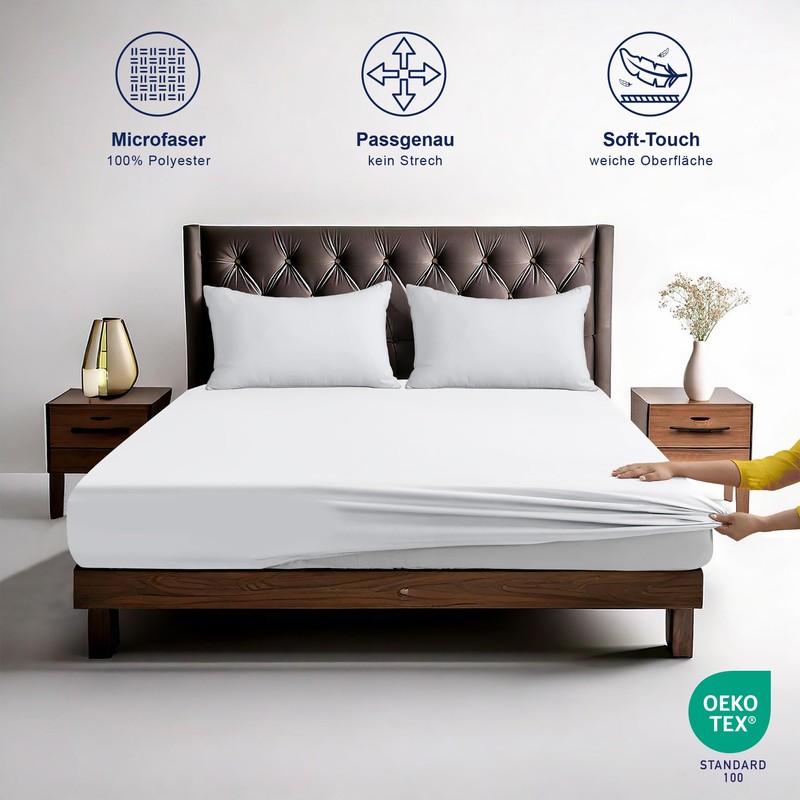 Fitted Sheet 90 x 200 cm - 35 cm Deep