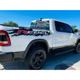 Oracal Bed graphics Side SPLASH X2 Compatible with Ram REBEL  ...   Easy Apply