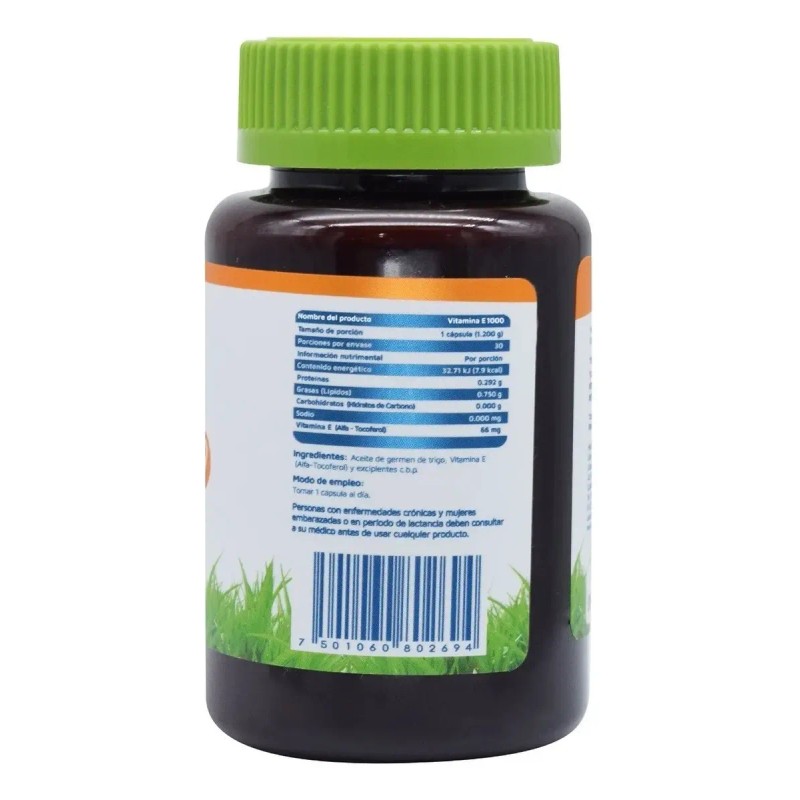 Vidanat Vitamina E1000 Suplemento Alimenticio 30cap