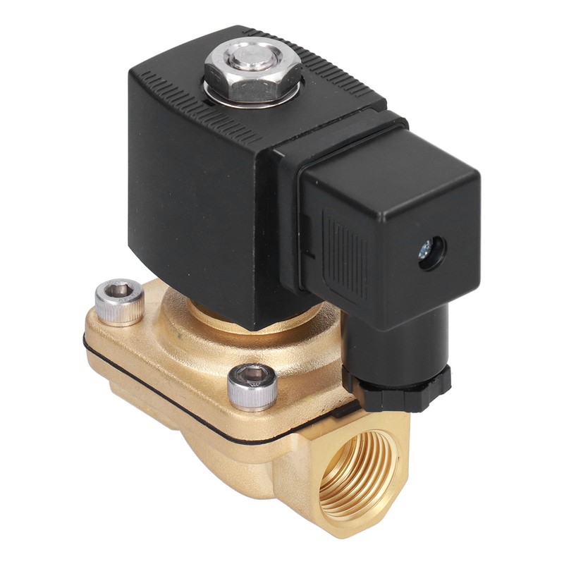 2 Way Solenoid Valve Brass Solar Electric Normally Closed Pipeline