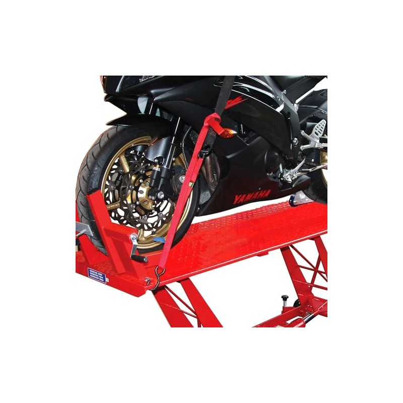 Heavy Duty Motorcycle Tie Down Straps Auto Lock Transport Bike