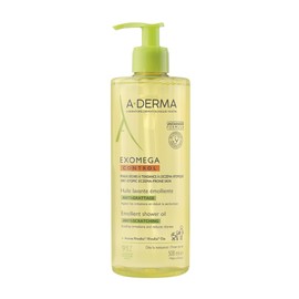 A-DERMA Exomega Control Aceite de Ducha Piel Atópica Muy Seca, 500 ml