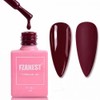 Red Wine Gel Nail Polish, Cherry Burgundy Gel Polish Soak