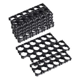 DIANN 20pcs 18650 Lithium Battery Holder 2x6 Cell Battery Plastic Holder Bracket 12 Cell DIY Battery Storage
