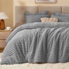 BEDELITE Fleece Twin Comforter Set -Super Soft & Warm Fluffy