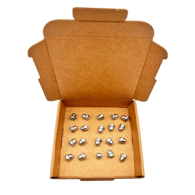 M5 (5mm) Dome Nuts Set - Steel Cap Nut -