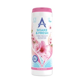 Astonish Shake & Fresh Teppich-Lufterfrischer, beseitigt Gerüche, rosa Blüte, 400 g