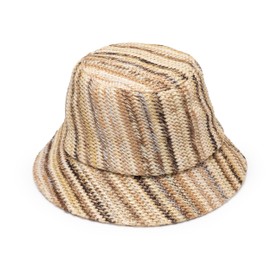 Genie by Eugenia Kim Women's Sara Packable Bucket Hat, Natural/Multi