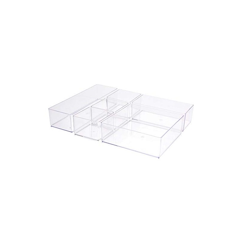Panaroma Stores 6pc Acrylic Drawer Organiser