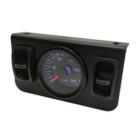 Dual Needle Air Gauge with Paddle Switch for Air Pressure Control of Air Suspension Kit (Electric Paddle Valve)