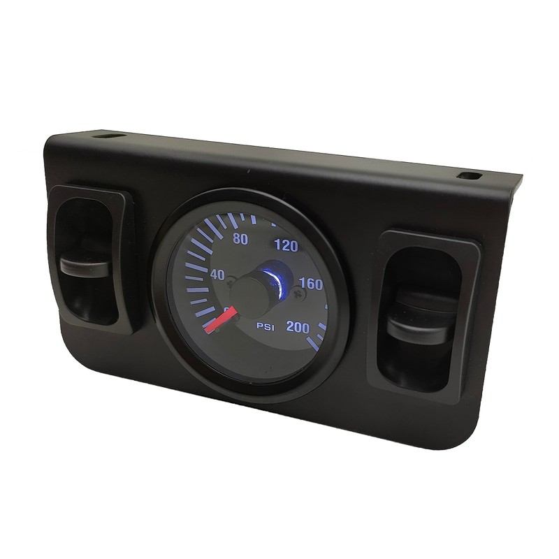 Dual Needle Air Gauge with Paddle Switch for Air Pressure