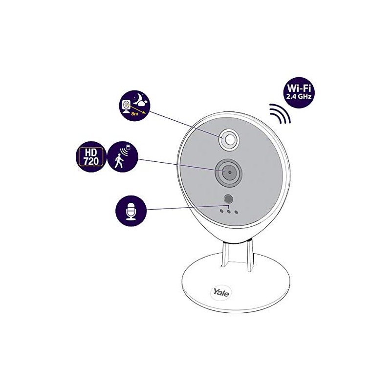 Yale Smart Living WIPC-301W Home View IP Security Camera -