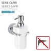 Wenko Zinc Die Cast, 22315100 Soap Dispenser Dispenser: Ceramic 11.5