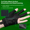 FITFIV Billiards Glove Professional 3-Finger Pool Glove for Left Hand,