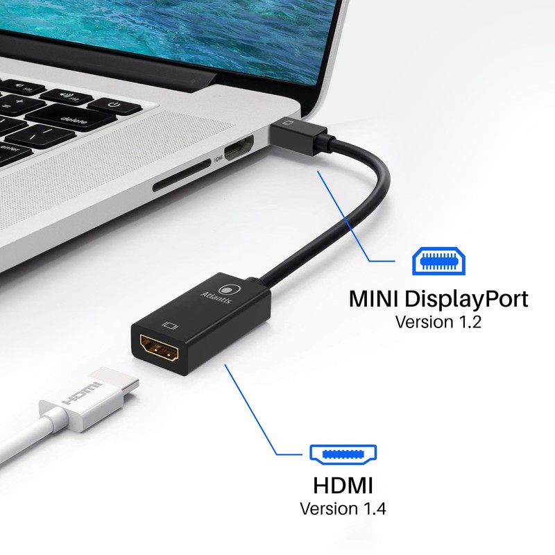 Atlantis A04-minidp_hdmi Mini Display Port to HDMI Adapter Cable 17