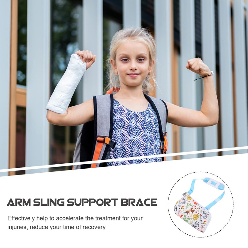 Beavorty Wrist Brace Stabilizer Arm Sling Cartoon Animal Shower Shoulder