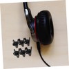 Mipcase 100pcs Headset Holder Clip Earphone Holder Sports Lapel Clip
