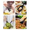 Pack of 2 Large Silicone Cooking Spoons, Heat Resistant Non
