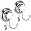 MaxHold Suction Screw 2 Pack Double Robe Hooks - Attach