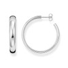 THOMAS SABO Women hoop earrings classic medium 925 Sterling Silver