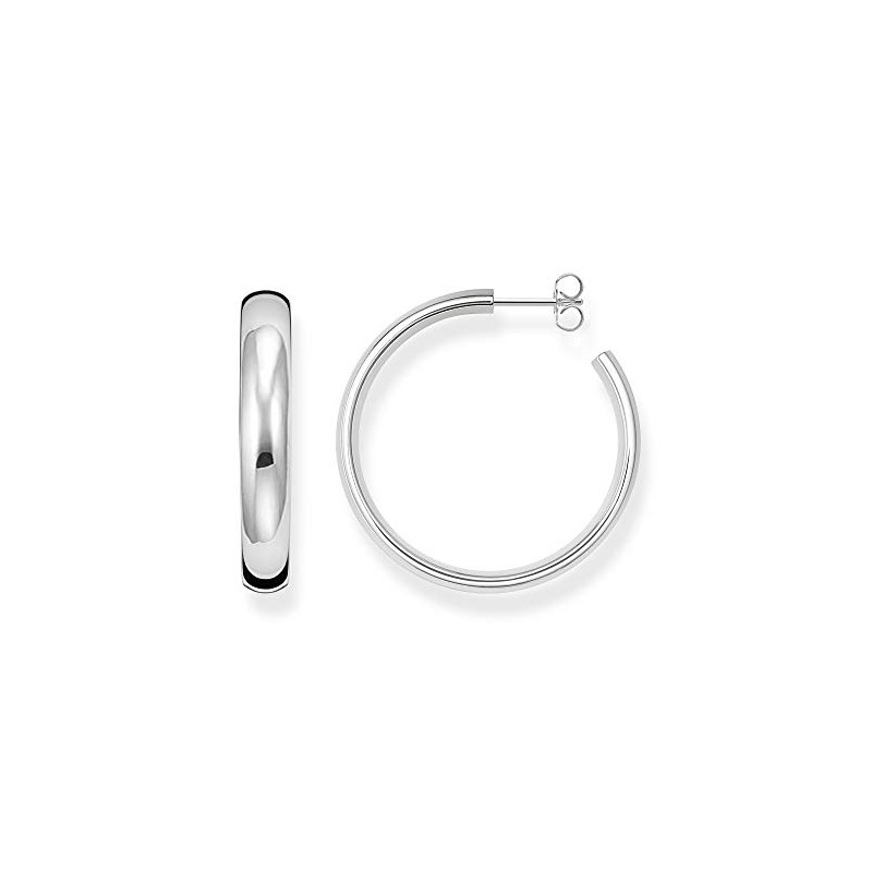 THOMAS SABO Women hoop earrings classic medium 925 Sterling Silver