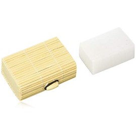 Thai Crystal Deodorant Unscented Stone In Bamboo Box. 0.24 Pounds