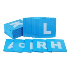 Letras De Papel De Lija Montessori, Material Didáctico