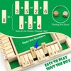 4 Player Shut The Box Game, Wooden Board Game, Classic