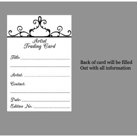 Lollypop Forest artist trading card girl dancing ACEO collage artwork 2.5x3.5