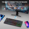 Aula F75 75% Wireless Mechanical Keyboard, Gasket Mount Hot Swappable