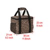 JPJYE Insulated Lunch Bag, Leopard Print Design, 30 x 21