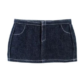 Sophia by Teamson Separates, Indigo Blue Denim Skirt, Designed for 18-inch Dolls