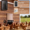 Automatic Chicken Coop Door Solar Powered, 4 Modes Automatic Chicken