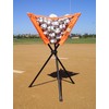 Bownet Ball Caddy, Multi-Sport Practice Ball Caddy Net for Softballs,