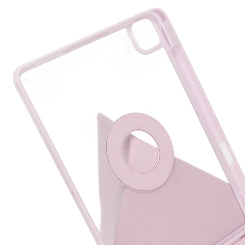 Vertical Keyboard Case Multi Angle Magnetic Clear Back Cover Detachable