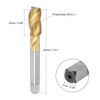 sourcing map Spiral Flute Threading Tap M12 x 1, Metric