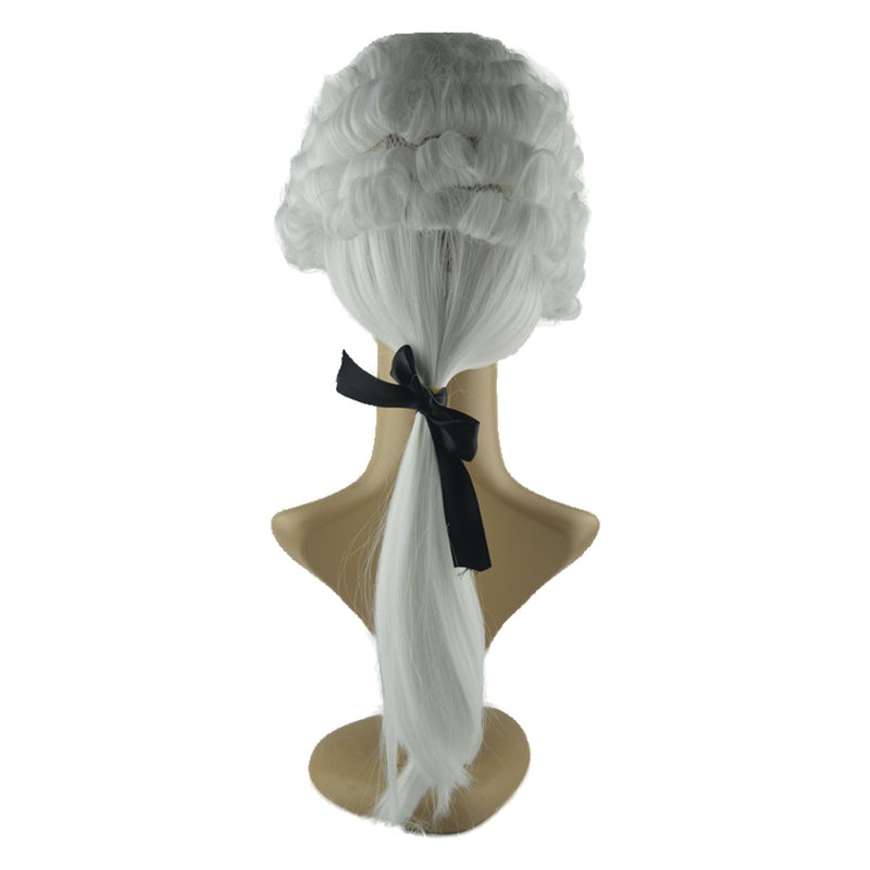 Lawyer Wig Professional Comfortable Judge Acting Performances Wig for Prom