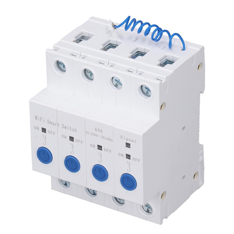 WiFi Circuit Breaker 4P Remote Control Timing Delay Circuit Breaker