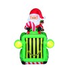 Ace Trding-Four Seasons Air Blown Santa with Tractor Inflatable