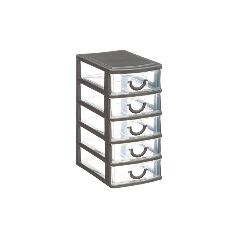 AC-Déco 5five - Plastic Storage Tower 5 Drawers Small Model